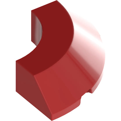 Part 5649 - Brick, Round Corner 4 x 4 with Slope 45 Edge without Studs
