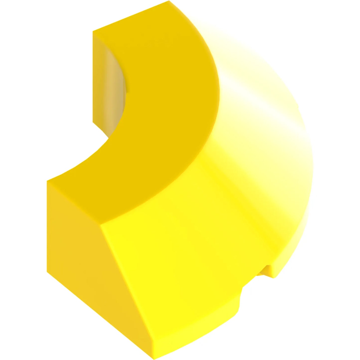 Part 5649 - Brick, Round Corner 4 x 4 with Slope 45 Edge without Studs