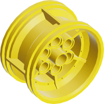 Part 56908 - Wheel 43.2mm D. x 26mm Technic Racing Small, 6 Pin Holes
