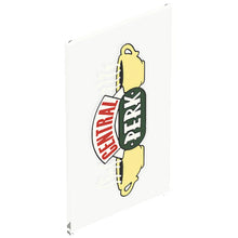 Part 57895pb059 - Glass for Window 1 x 4 x 6 with 2 Cups of Coffee and  'CENTRAL PERK' Pattern