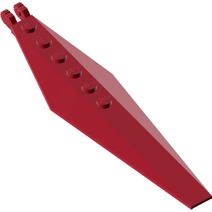 Part 57906 - Hinge Plate 3 x 12 with Angled Side Extensions and Tapered Ends