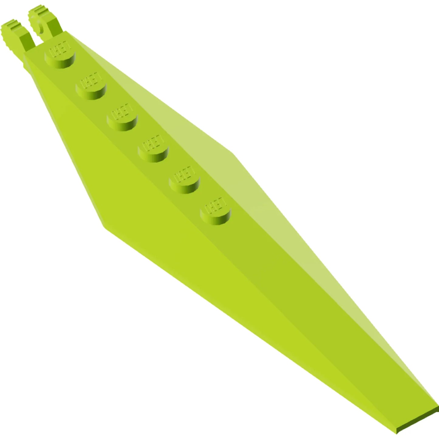 Part 57906 - Hinge Plate 3 x 12 with Angled Side Extensions and Tapered Ends