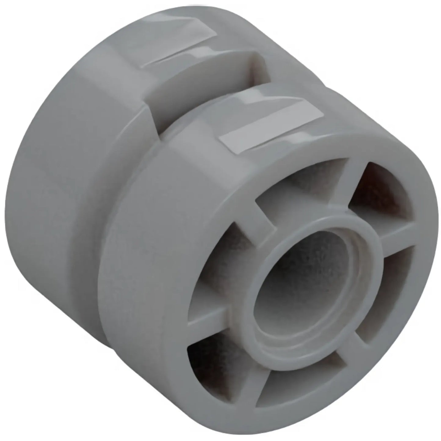 Part 5807 - Wheel 14mm D. x 11mm with Center Groove, Fake Bolts, 6 Spokes and Flange
