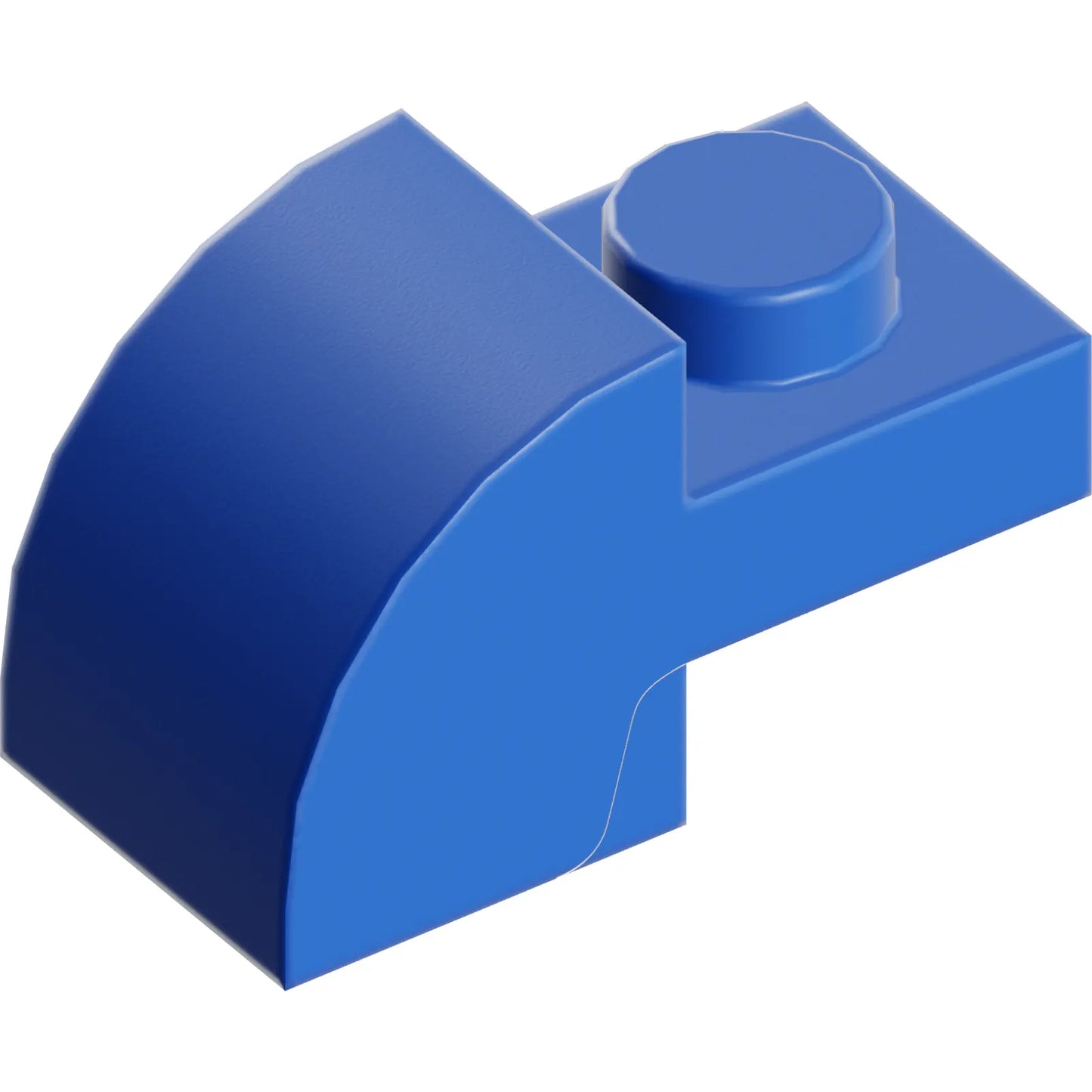 Part 5841 - Slope, Curved 2 x 1 with Recessed Stud