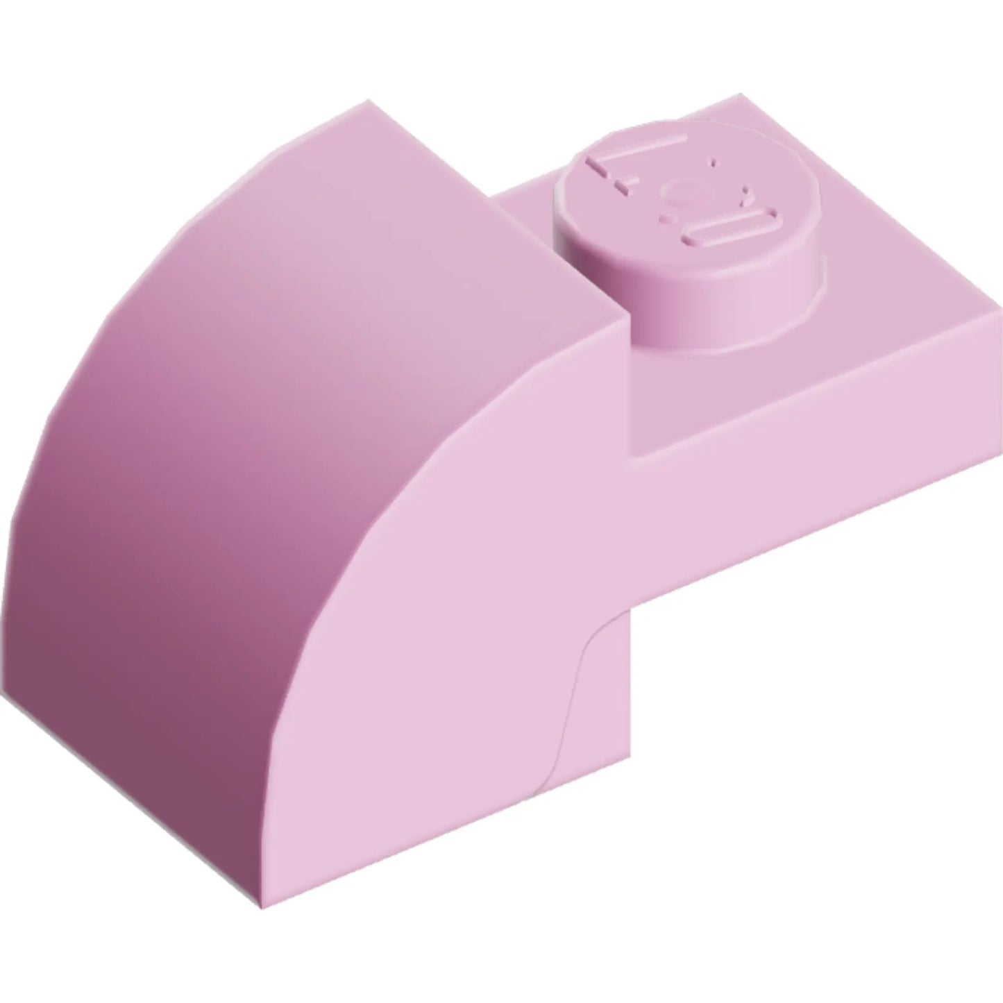 Part 5841 - Slope, Curved 2 x 1 with Recessed Stud