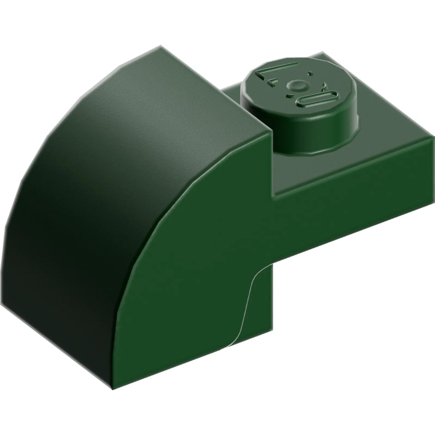 Part 5841 - Slope, Curved 2 x 1 with Recessed Stud