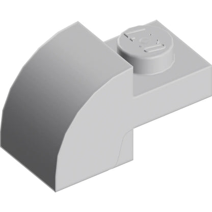 Part 5841 - Slope, Curved 2 x 1 with Recessed Stud