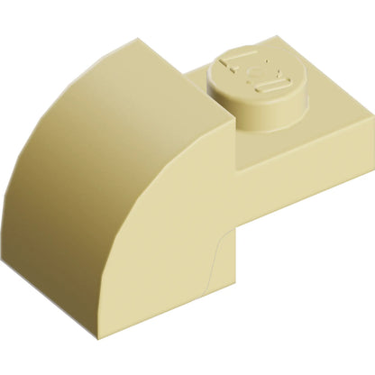 Teil 5841 - Schrägstein, gebogen 2 x 1 mit versenktem Bolzen