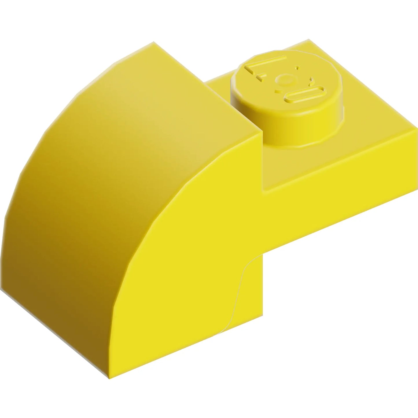 Part 5841 - Slope, Curved 2 x 1 with Recessed Stud