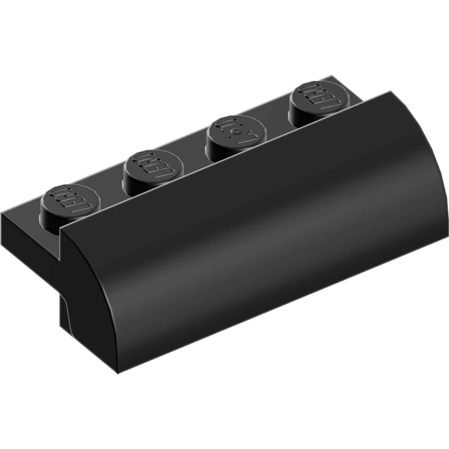 Part 5842 - Slope, Curved 2 x 4 with 4 Recessed Studs