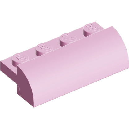 Part 5842 - Slope, Curved 2 x 4 with 4 Recessed Studs