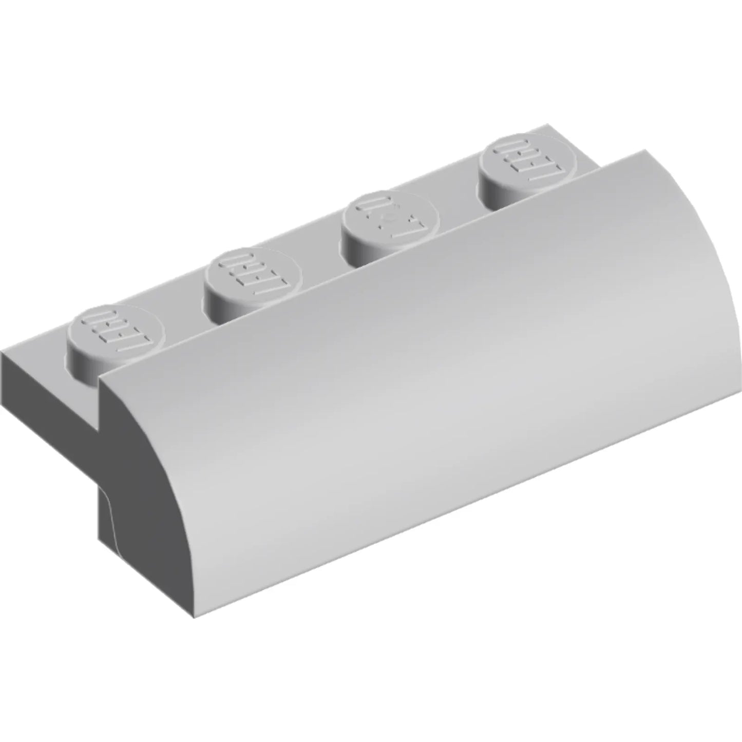 Part 5842 - Slope, Curved 2 x 4 with 4 Recessed Studs