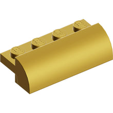 Part 5842 - Slope, Curved 2 x 4 with 4 Recessed Studs