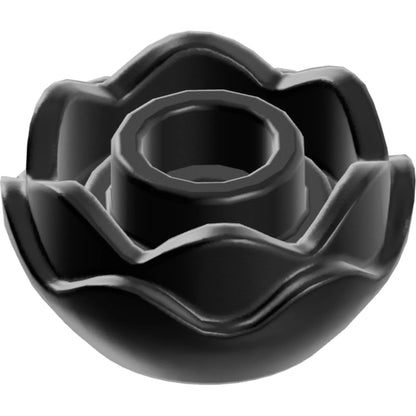 Part 5904 - Plant Flower Round with 2 Layers (Peony Rose) with Open Stud and Small Pin Hole