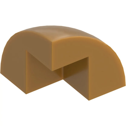 Part 5906 - Brick, Round Corner 2 x 2 x 1 2/3 Dome Top