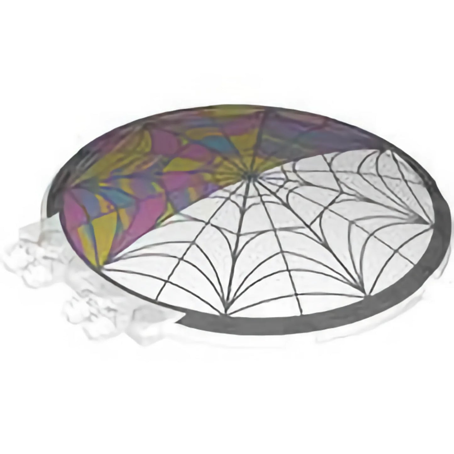 Part 5950pb01 - Windscreen 8 x 8 Bubble Canopy with Dual 2 Fingers with Half Black, Half Colored Spider Web Pattern
