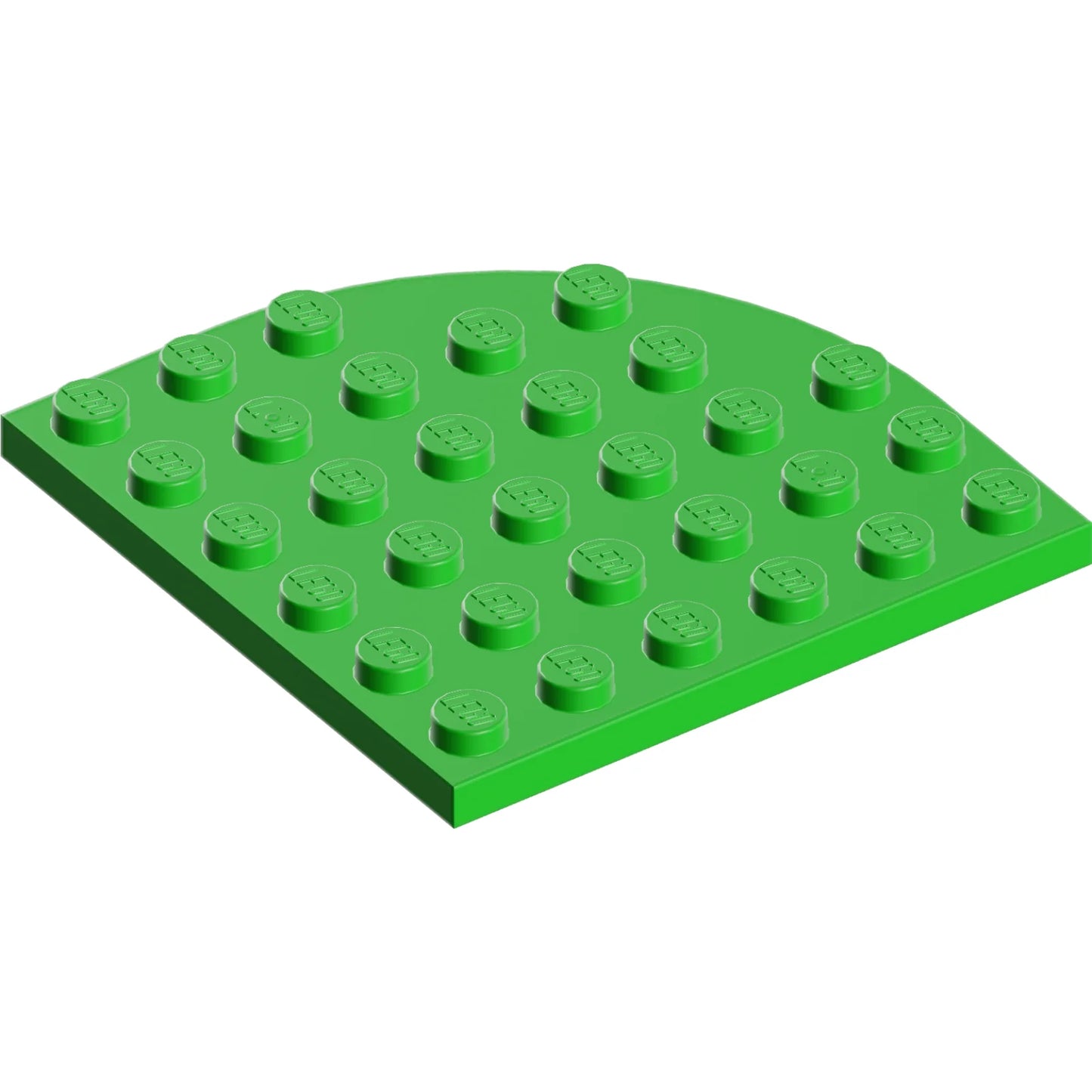 Teil 6003 - Platte, runde Ecke 6 x 6