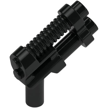 Part 6018 - Minifigure, Weapon Gun, Two Barrel Pistol - 8-Rib Top Barrel
