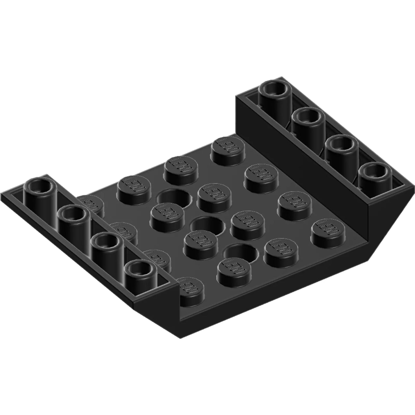 Part 60219 - Slope, Inverted 45 6 x 4 Double with 4 x 4 Cutout and 3 Holes