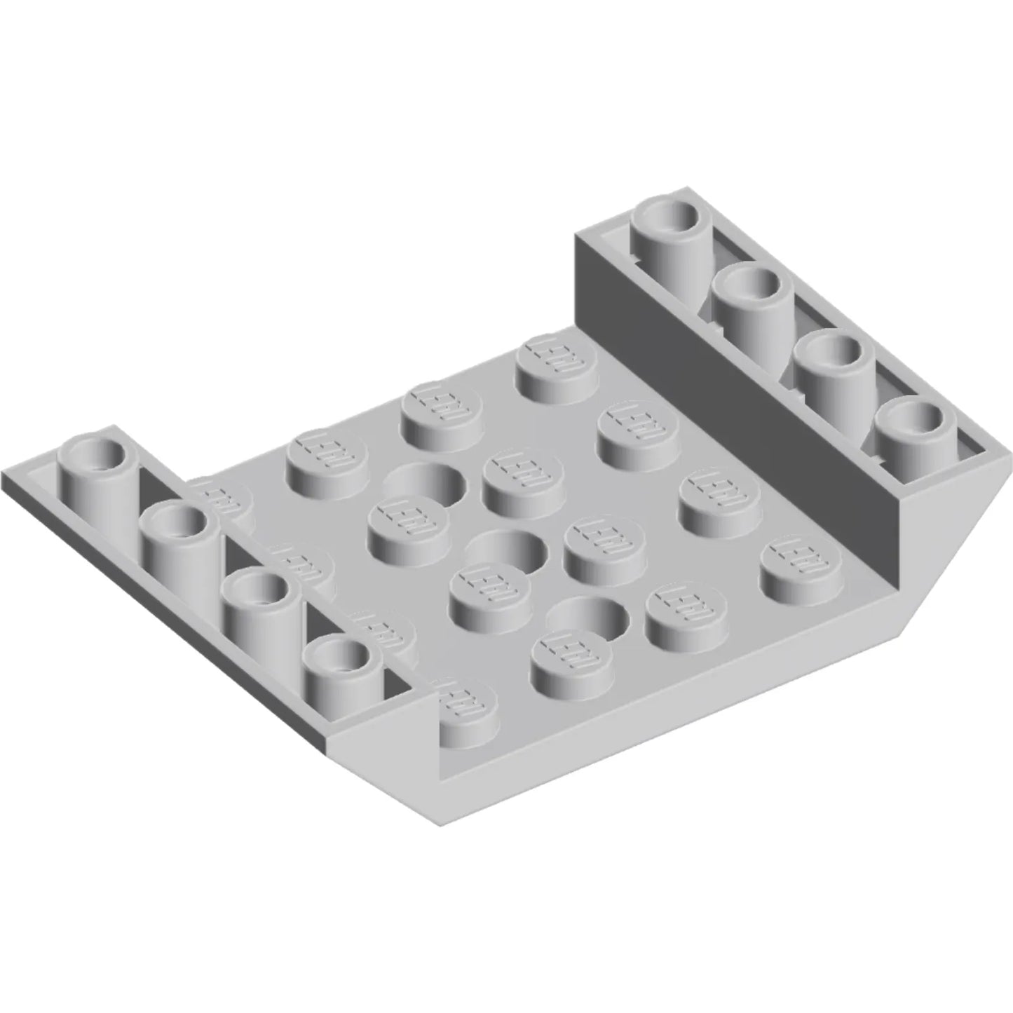 Part 60219 - Slope, Inverted 45 6 x 4 Double with 4 x 4 Cutout and 3 Holes