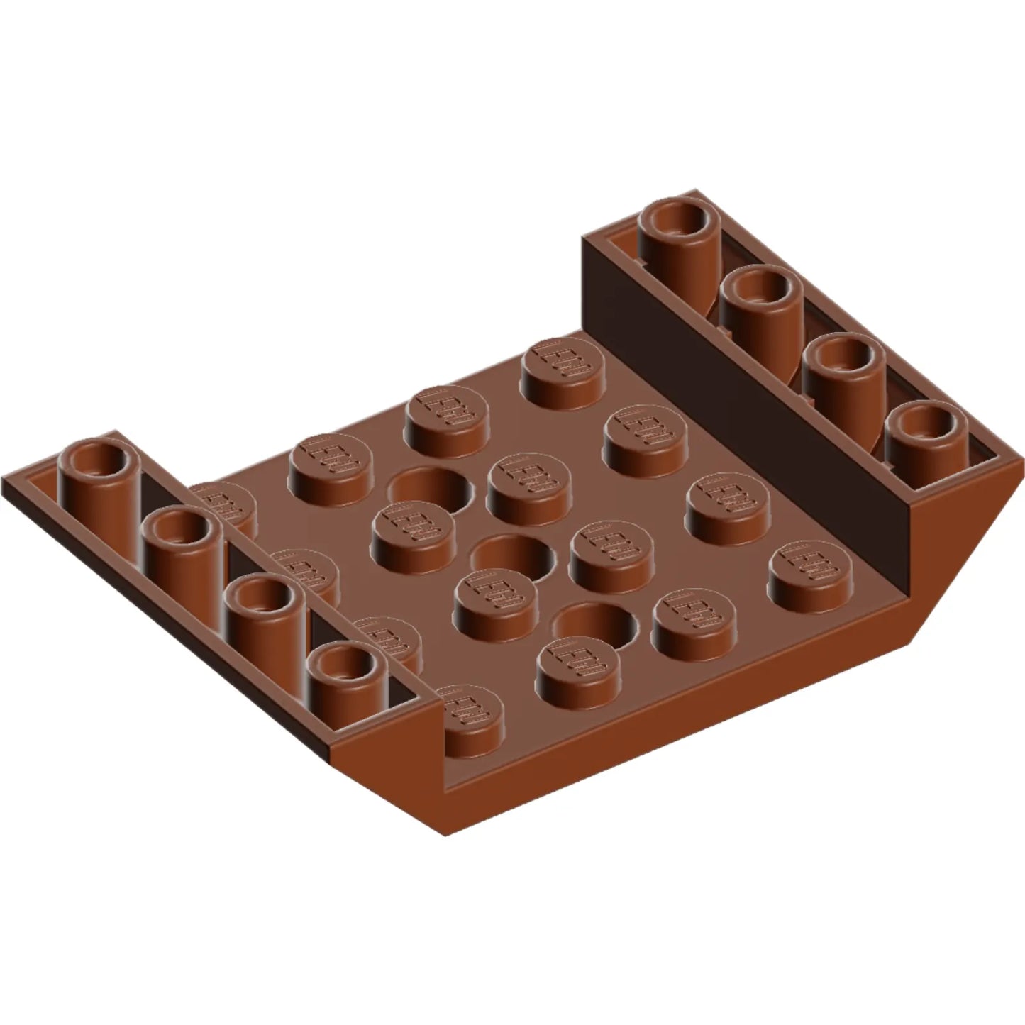 Part 60219 - Slope, Inverted 45 6 x 4 Double with 4 x 4 Cutout and 3 Holes