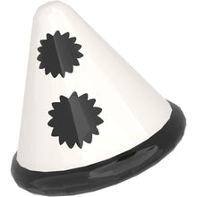 Part 12894pb01 - Minifigure, Headgear Hat, Cone with Black Band and Pom Poms Pattern