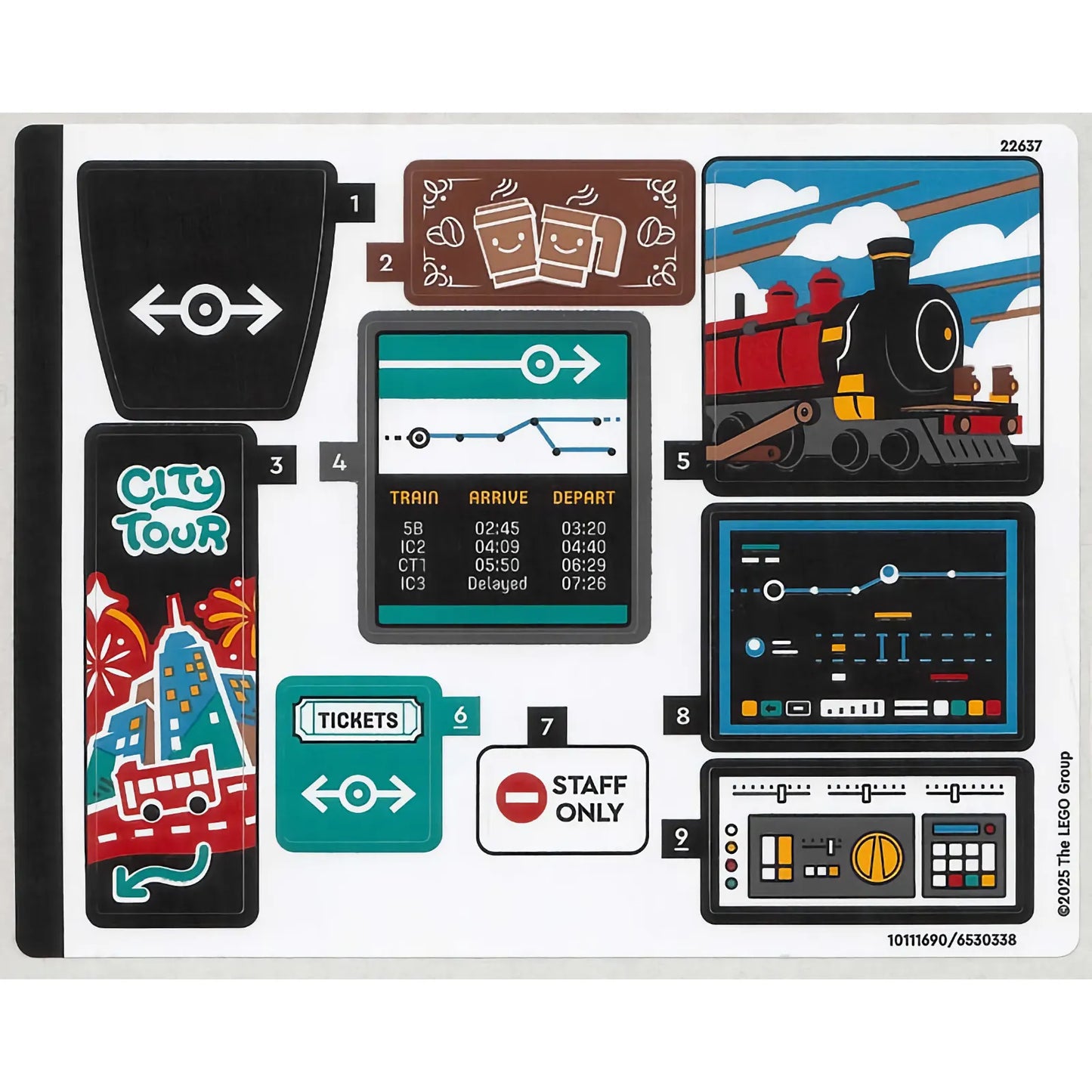 Part 60469stk01 - Sticker Sheet for Set 60469 - (10111690/6530338)
