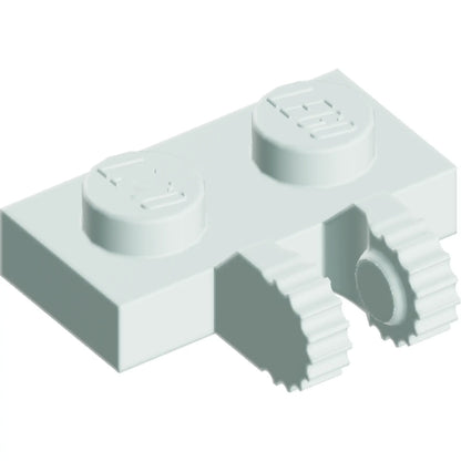 Part 60471 - Hinge Plate 1 x 2 Locking with 2 Fingers on Side and 9 Teeth