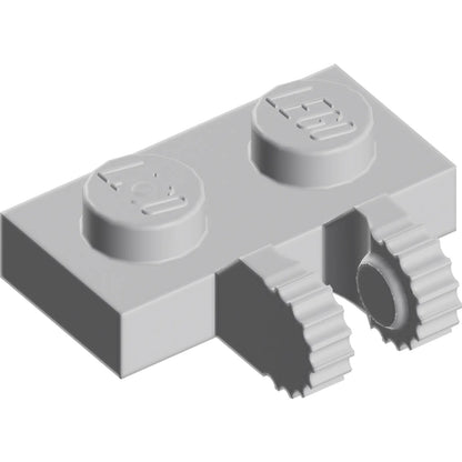 Part 60471 - Hinge Plate 1 x 2 Locking with 2 Fingers on Side and 9 Teeth