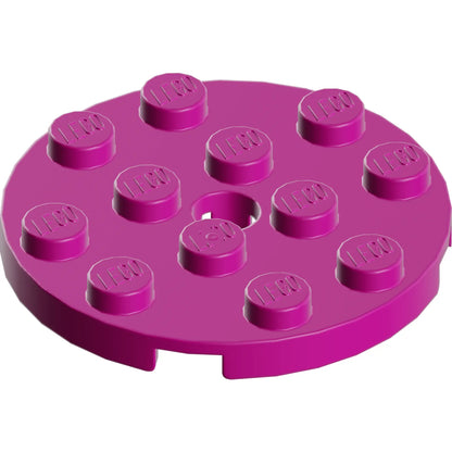Part 60474 - Plate, Round 4 x 4 with Hole