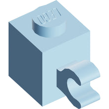 Part 60476 - Brick, Modified 1 x 1 with Clip (Horizontal Grip)