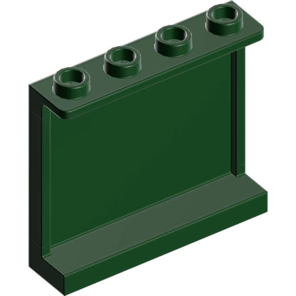 Part 60581 - Panel 1 x 4 x 3 with Side Supports - Hollow Studs