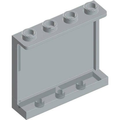 Part 60581 - Panel 1 x 4 x 3 with Side Supports - Hollow Studs