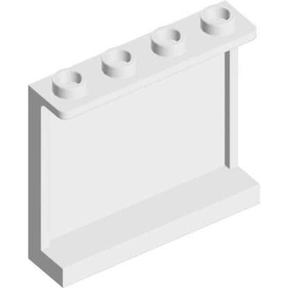Part 60581 - Panel 1 x 4 x 3 with Side Supports - Hollow Studs