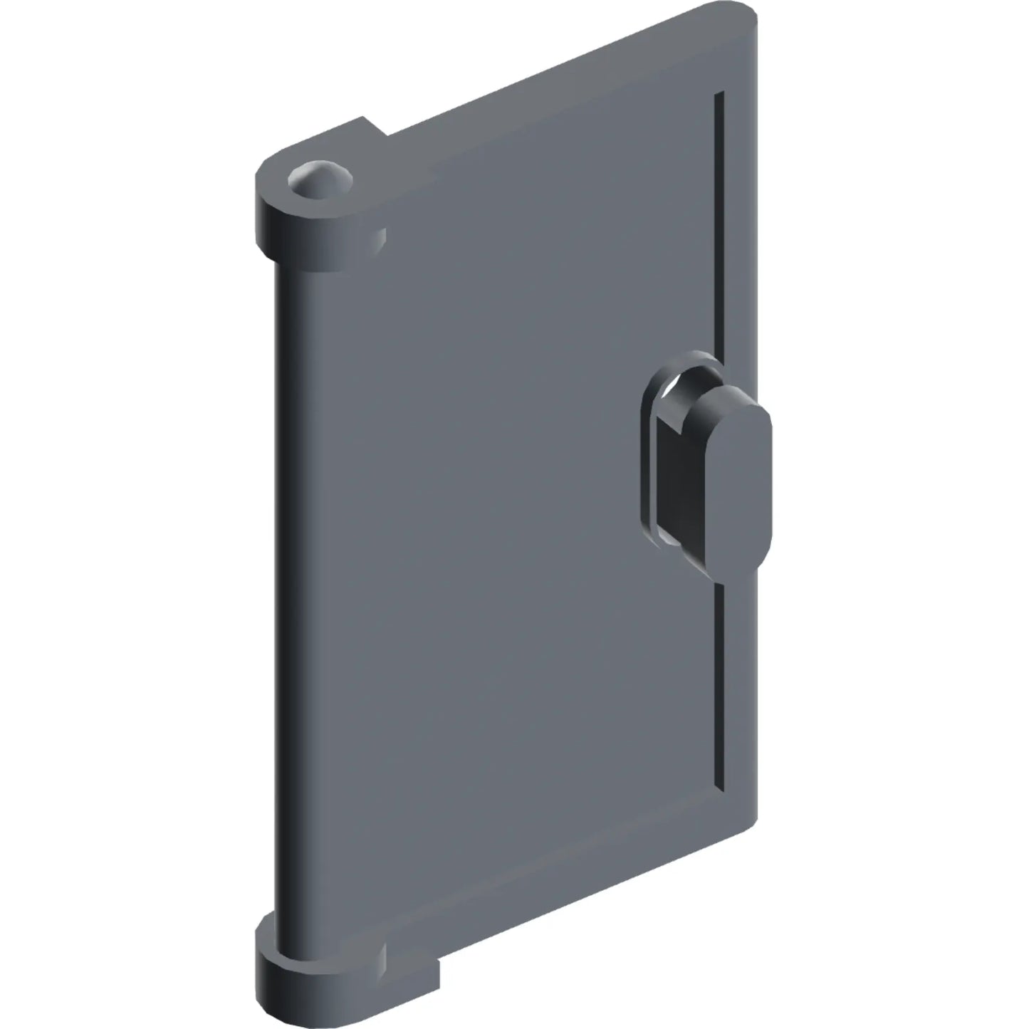 Part 60614 - Door 1 x 2 x 3 with Vertical Handle, Mold for Tabless Frames