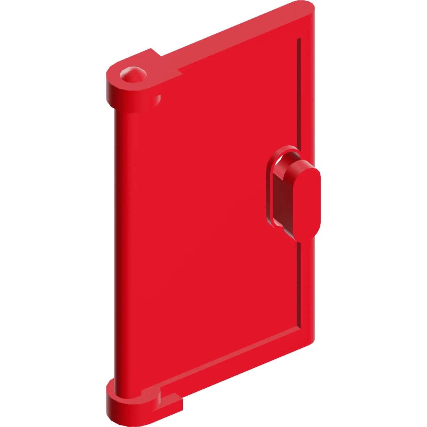 Part 60614 - Door 1 x 2 x 3 with Vertical Handle, Mold for Tabless Frames