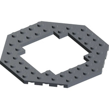 Part 6063 - Plate, Modified 10 x 10 Octagonal with 6 x 6 Open Center