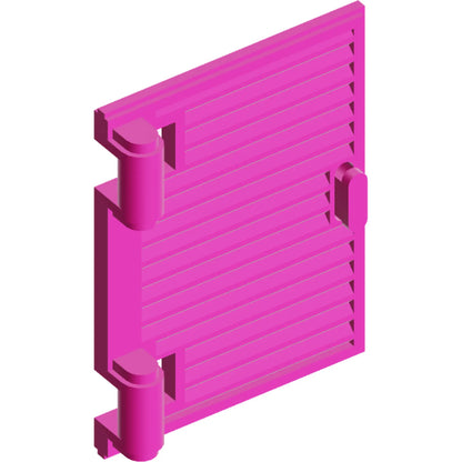 Part 60800a - Shutter for Window 1 x 2 x 3 with Hinges and Handle