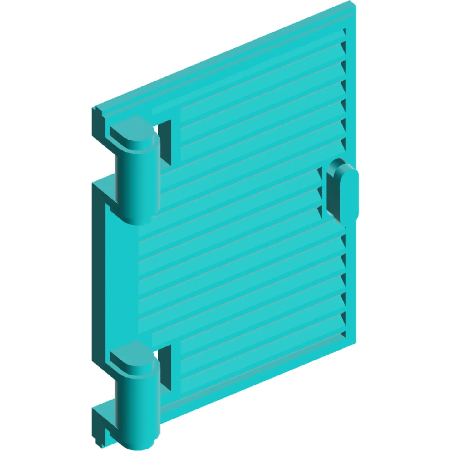 Part 60800a - Shutter for Window 1 x 2 x 3 with Hinges and Handle