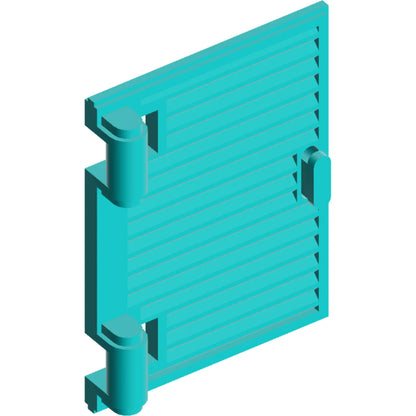 Part 60800a - Shutter for Window 1 x 2 x 3 with Hinges and Handle
