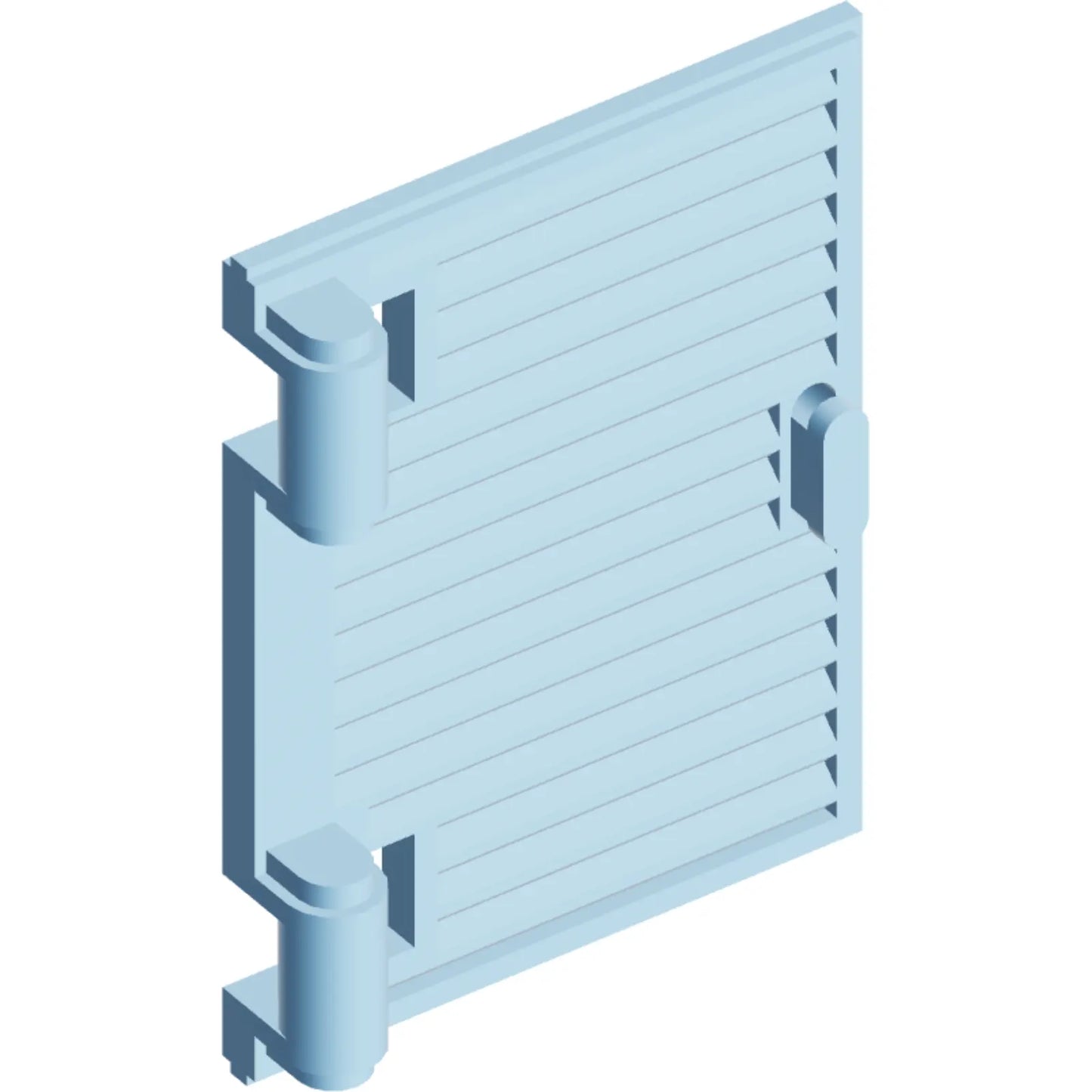 Part 60800a - Shutter for Window 1 x 2 x 3 with Hinges and Handle