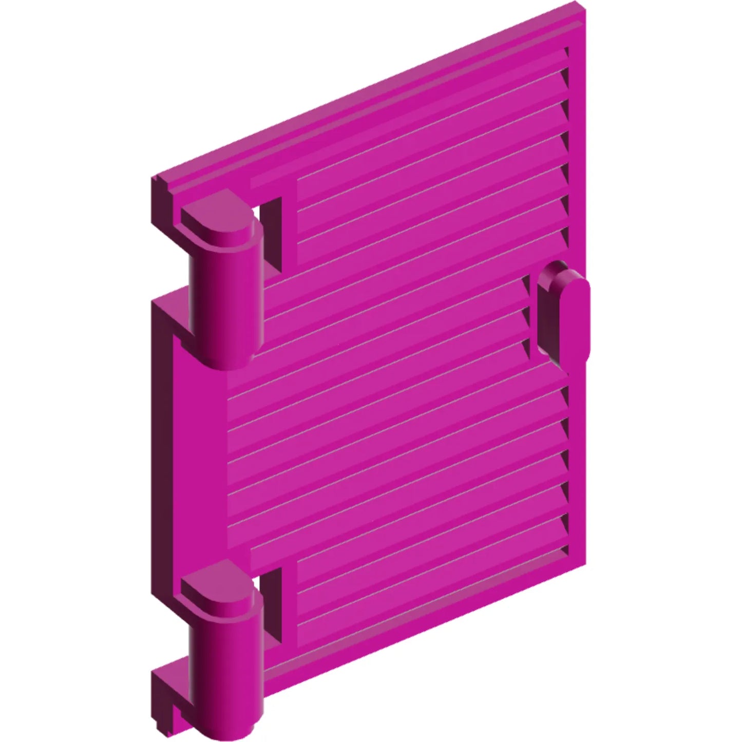 Part 60800a - Shutter for Window 1 x 2 x 3 with Hinges and Handle
