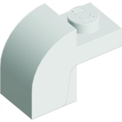 Teil 6091 - Schräge, gebogene 2 x 1 x 1 1/3 mit versenktem Bolzen
