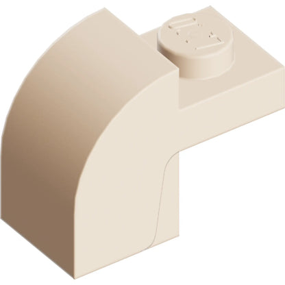 Teil 6091 - Schräge, gebogene 2 x 1 x 1 1/3 mit versenktem Bolzen