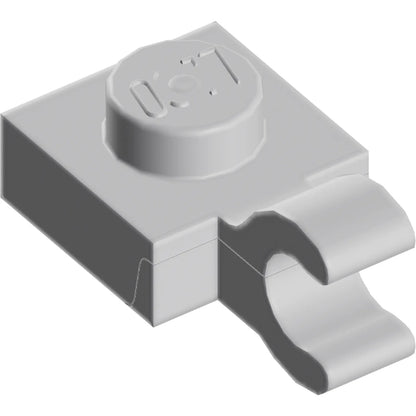 Part 61252 - Plate, Modified 1 x 1 with Open O Clip (Horizontal Grip)
