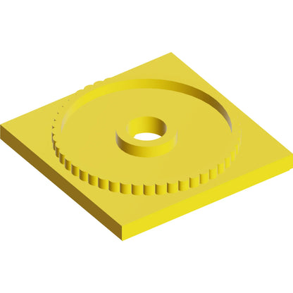 Teil 61485 - Drehteller 4 x 4, quadratische Basis, verriegelbar