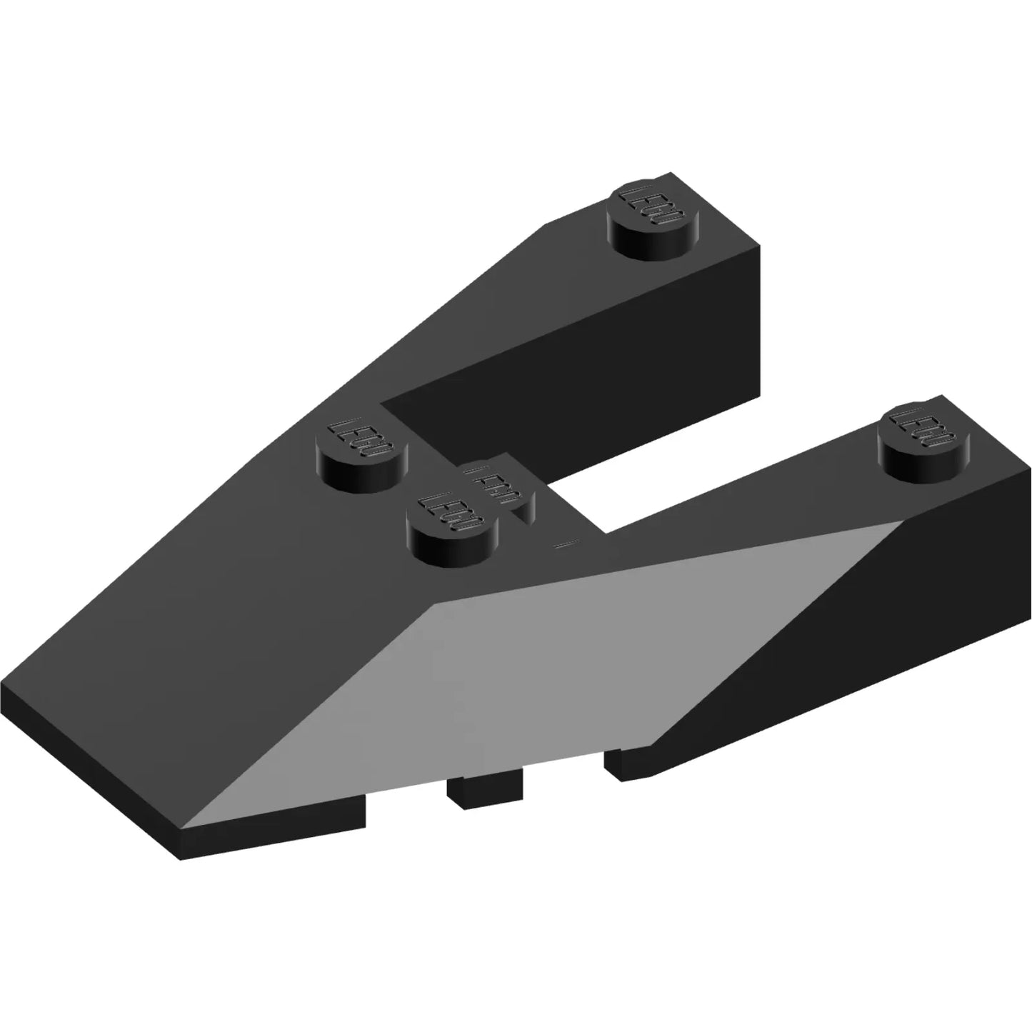 Part 6153b - Wedge 6 x 4 Cutout with Stud Notches