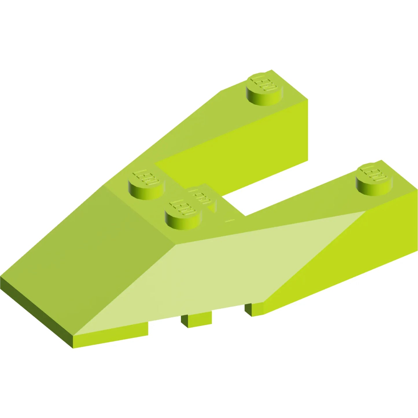 Part 6153b - Wedge 6 x 4 Cutout with Stud Notches