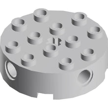 Part 6222 - Brick, Round 4 x 4 with 4 Side Pin Holes and Center Axle Hole