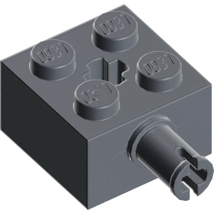 Part 6232 - Brick, Modified 2 x 2 with Pin and Axle Hole
